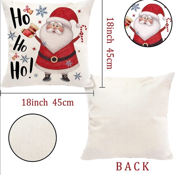 Christmas Pillow Covers Set of four - Picture 2 of 3